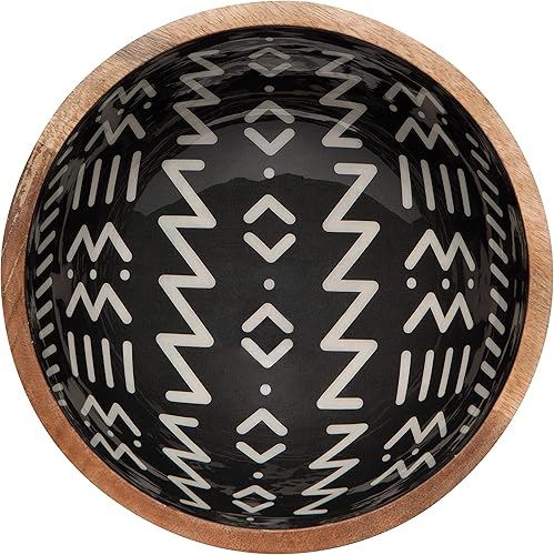 Danica Studio Ziggy - Cuenco de madera de mango, 9.75 x 4 pulgadas