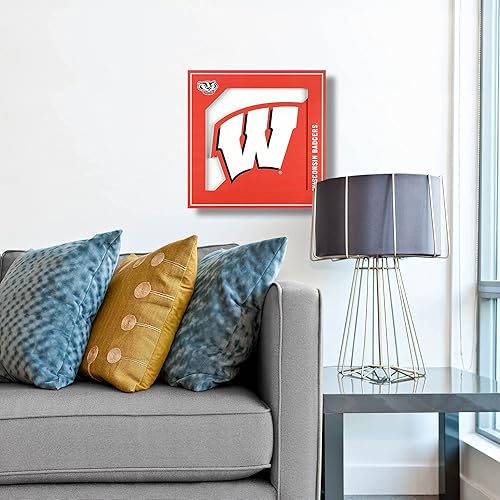 Vista 12 de YouTheFan NCAA Alabama Crimson Tide 3D Logo Series - Arte de pared - 12 x 12