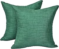 Vista 7 de Juego de 2 almohadas decorativas para sofá cama, almohadas decorativas de sala de estar, almohadas rústicas, fundas de almohada sólidas de seda