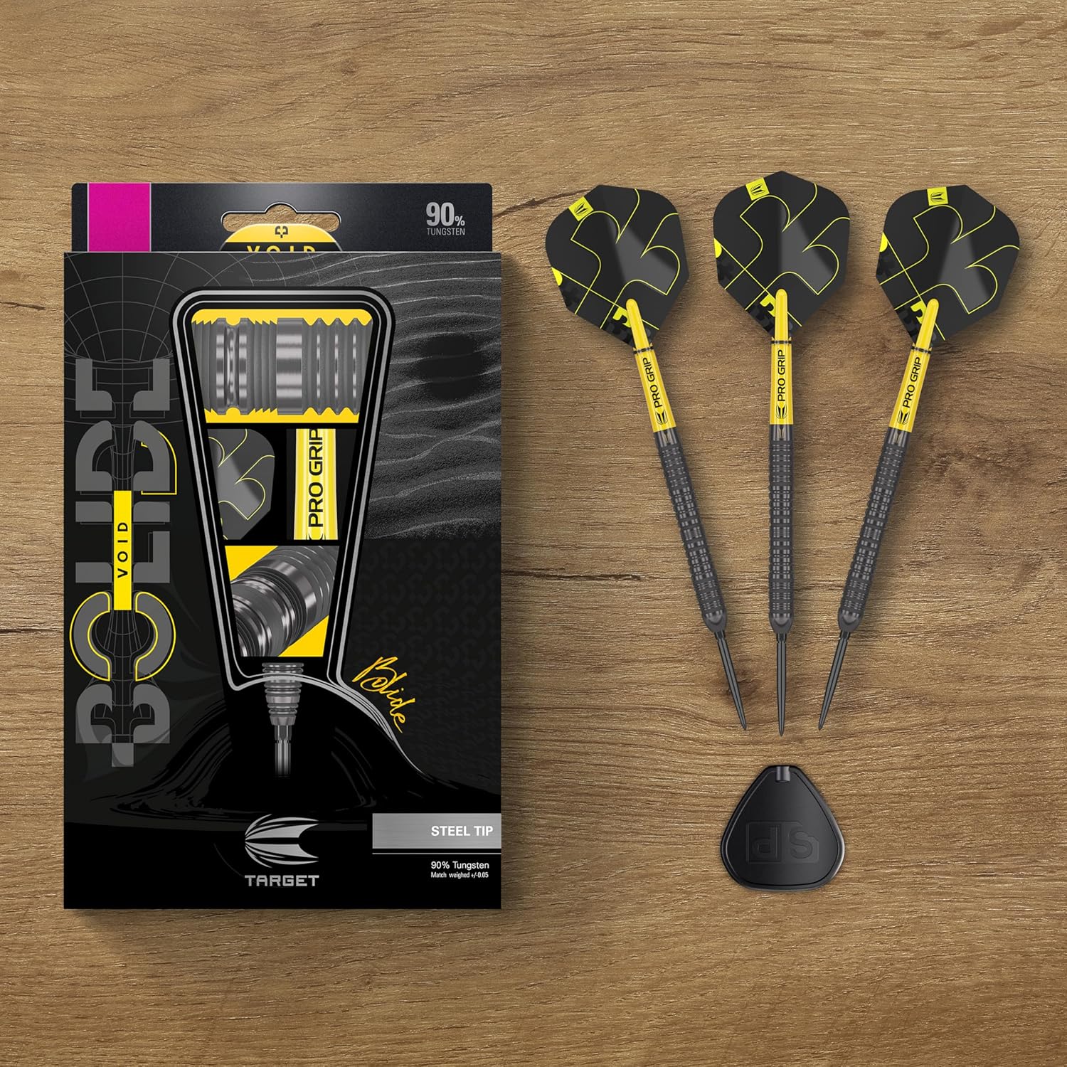 Target Darts Bolide Void 90% Tungsten Swiss Point Steel Tip Darts Set