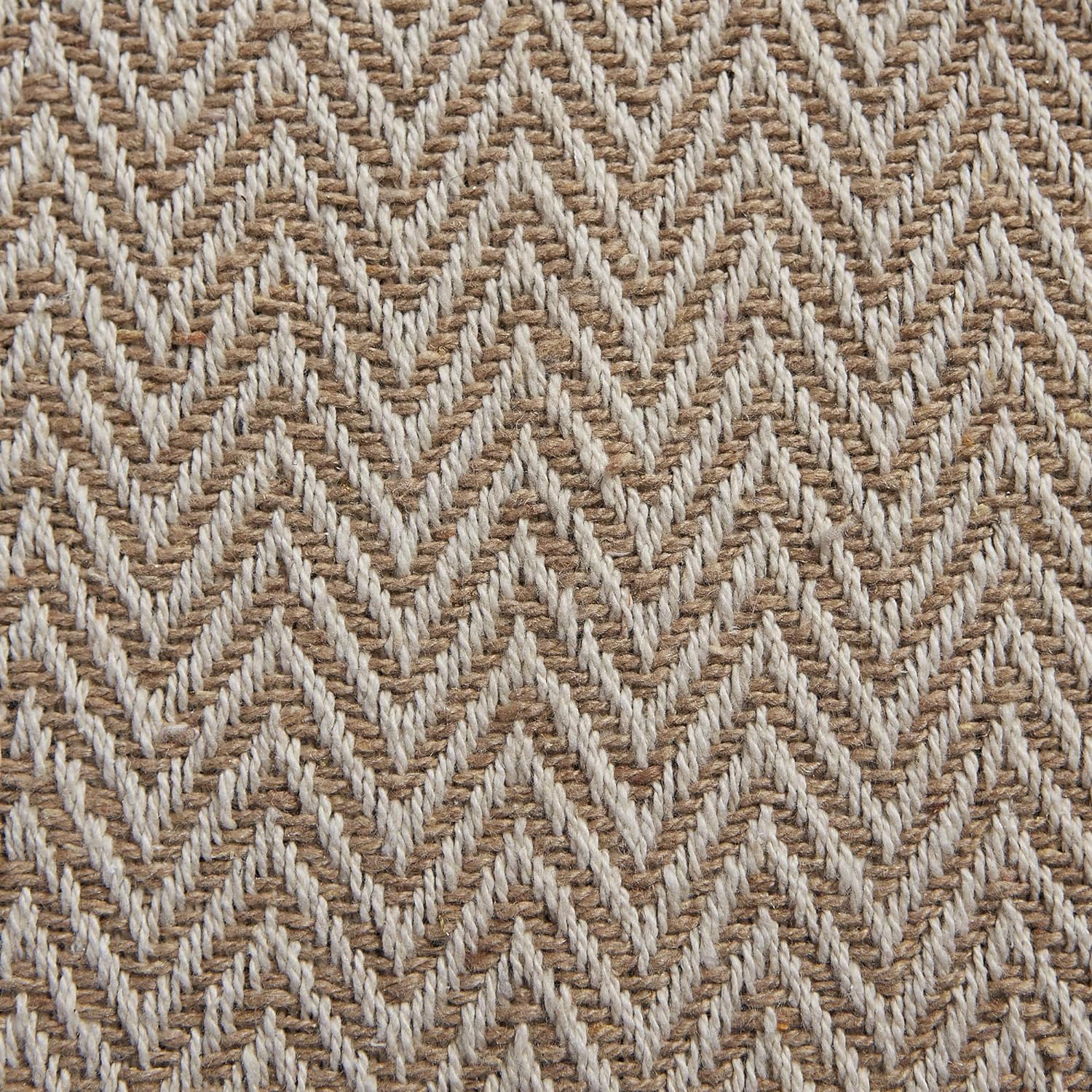 Stone Chevron Cotton Handloom Table Runner 15x72
