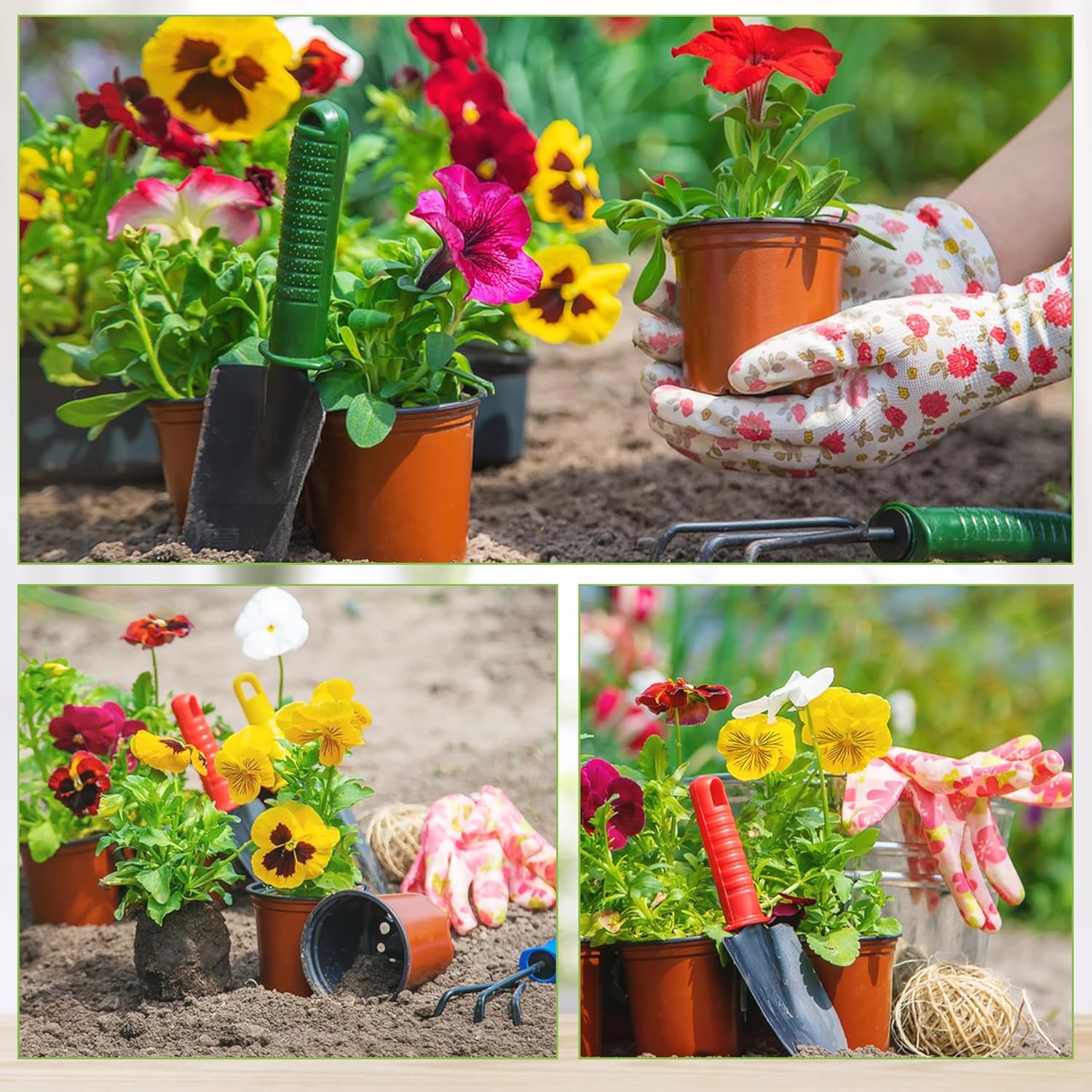 LWWTBS Plant Nursery Pot/Pots 200 Pcs 6" Plastic Plants Pots Flower Pots Seed Starting Pots for Plants Indoor Outdoor Seeding pots (with 200 Plant Labels)