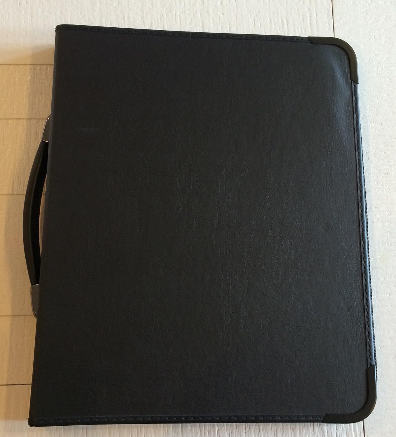 Prat Start 2 Presentation Case, Rigid Cover, Multi-Ring Binder with 10 Sheet Protectors, Spine-Mounted Handle, 14 X 11 inches, Black (S2-2141)