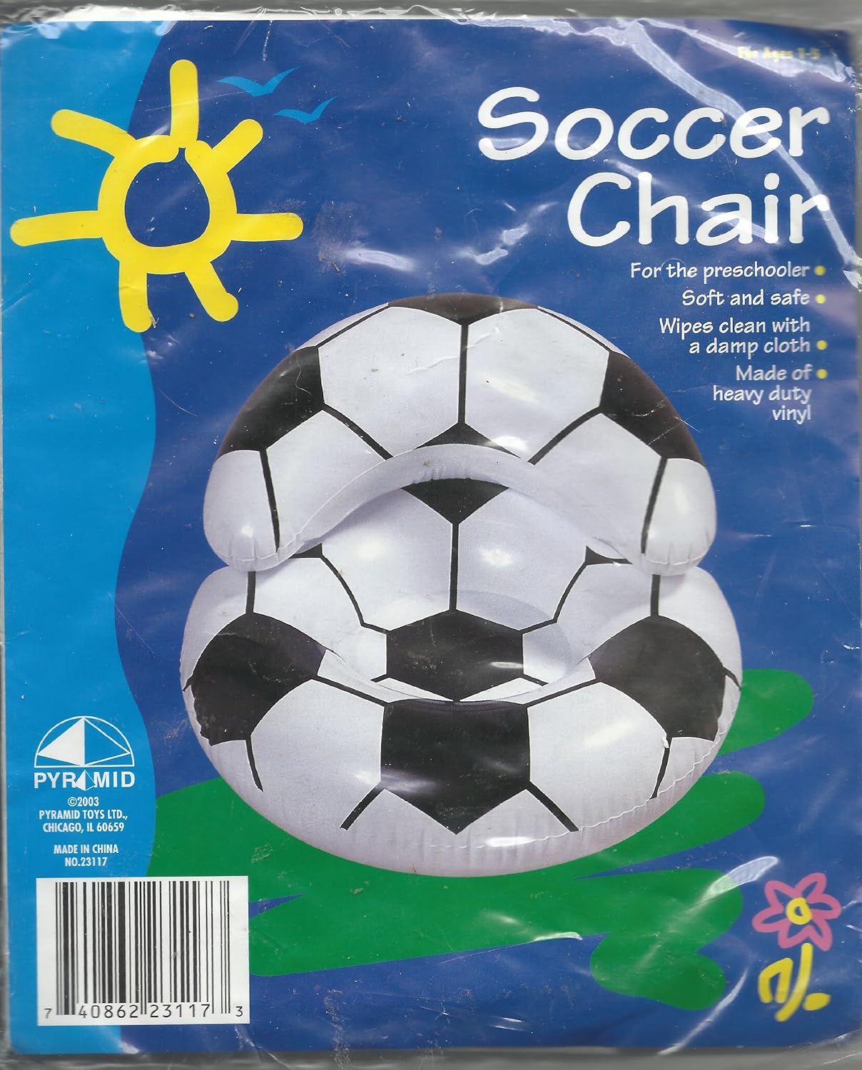 Inflatable Soccer Chair Home & Kitchen