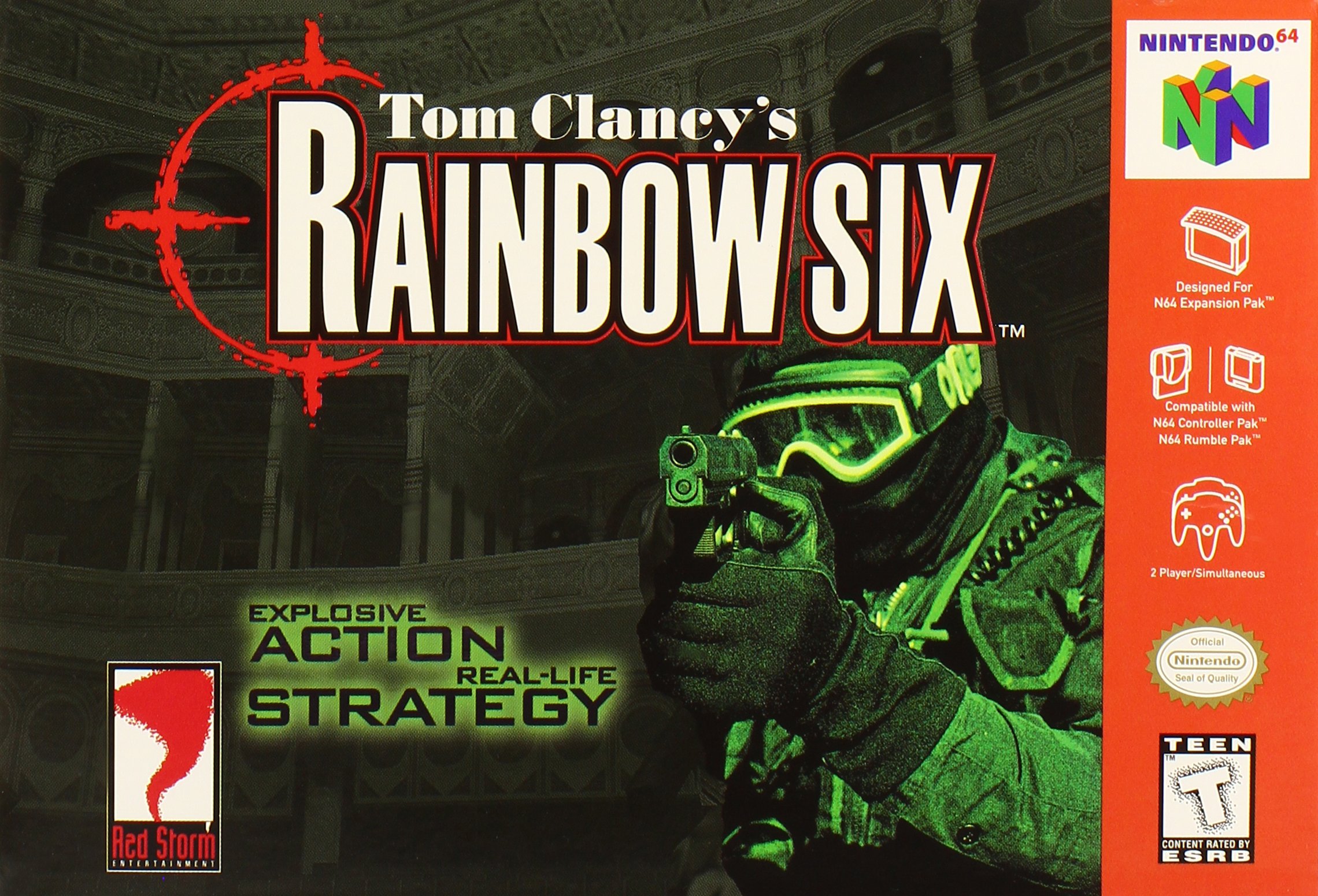 Amazon.com: Tom Clancy's Rainbow Six - Nintendo 64 : Video Games Amazon.com: Tom Clancy's Rainbow Six - Nintendo 64 : Video Games