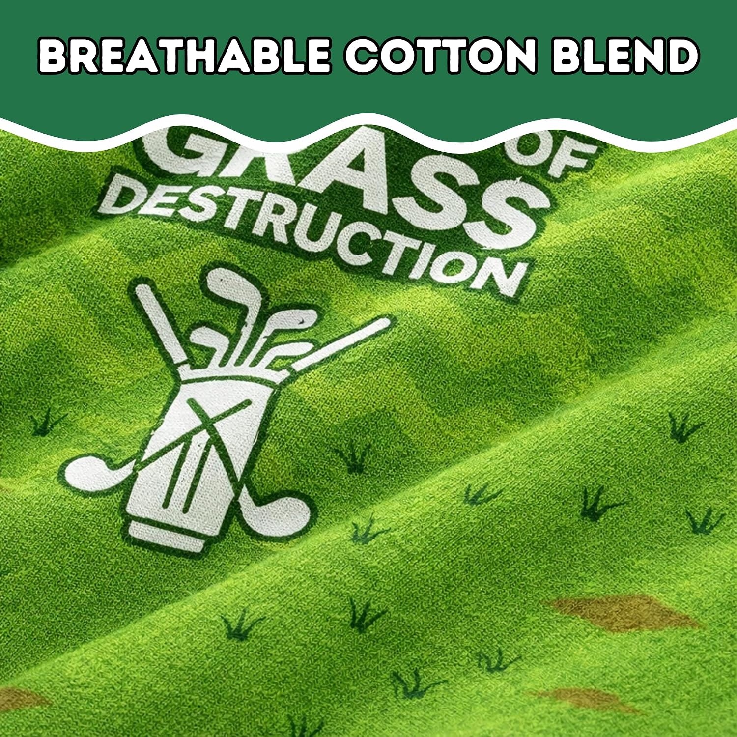 Funny Golf Socks | Golf Accessories and Gifts for Men | Dad Birthday Gifts for Golfers | Size 6-12