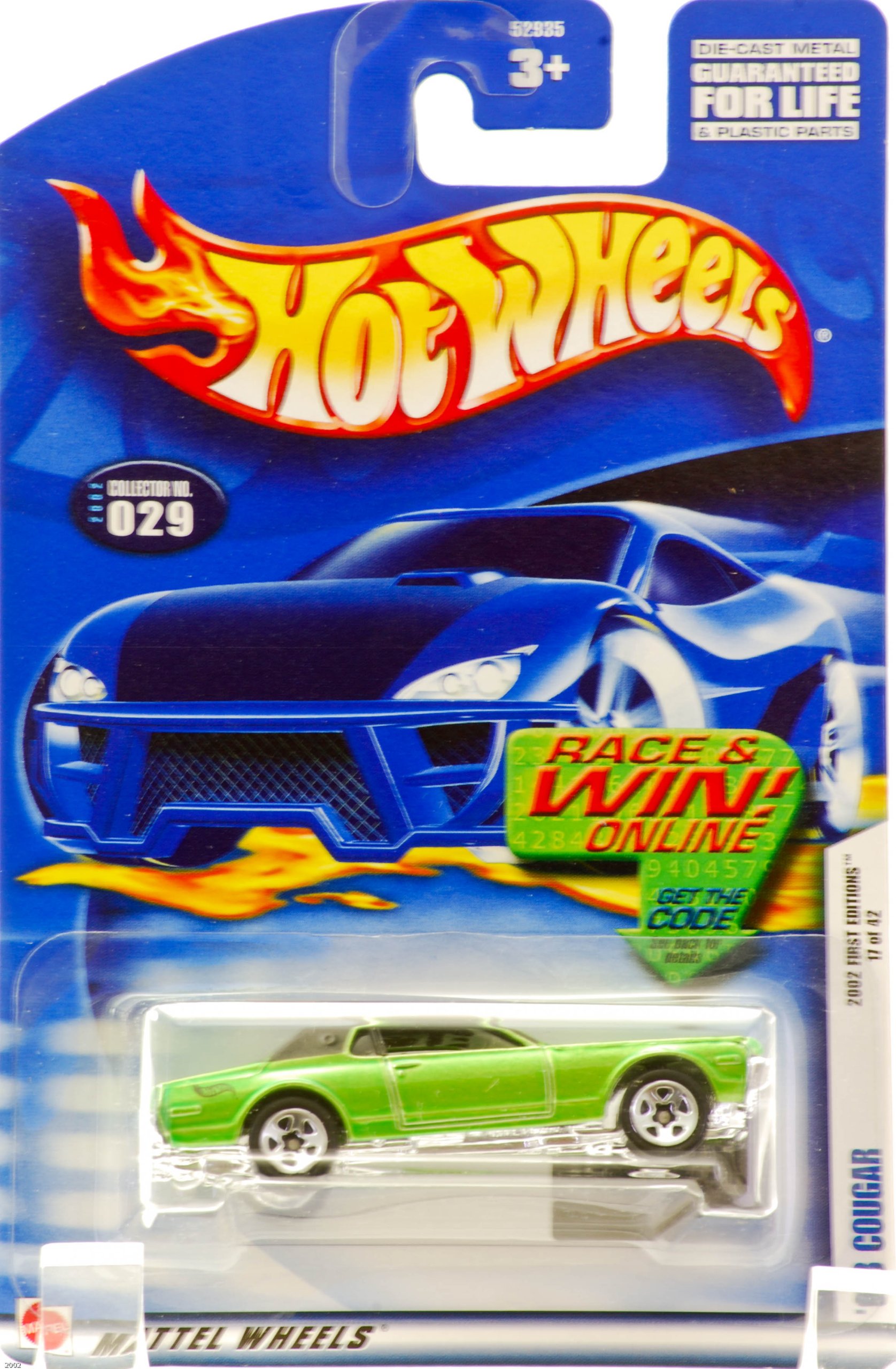 Amazon.com: Hot Wheels 2002 First Edtions #17/42 '68 Cougar Col