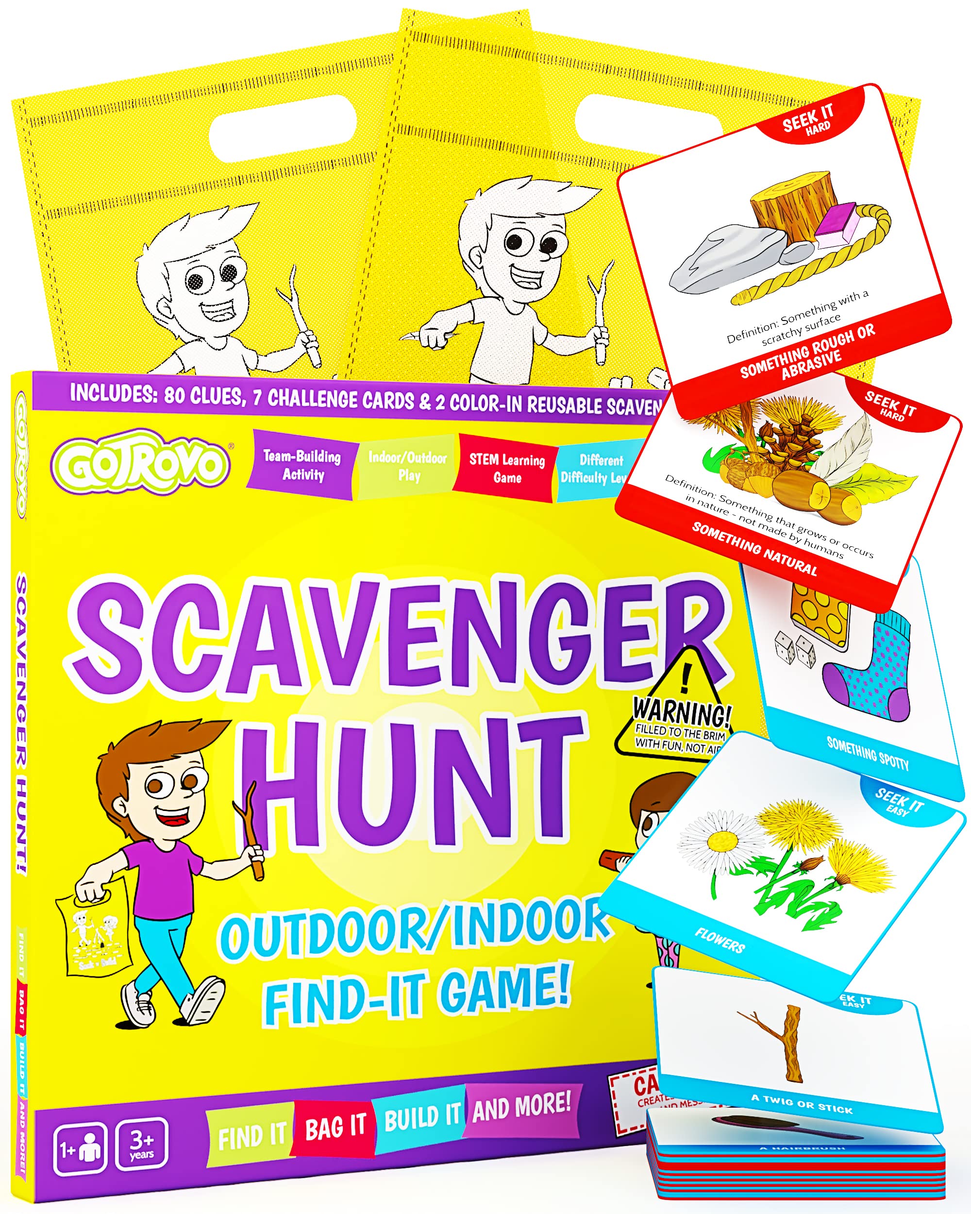 Scavenger Hunt For Kids Find It Game Indoor And Outdoor Games For 3