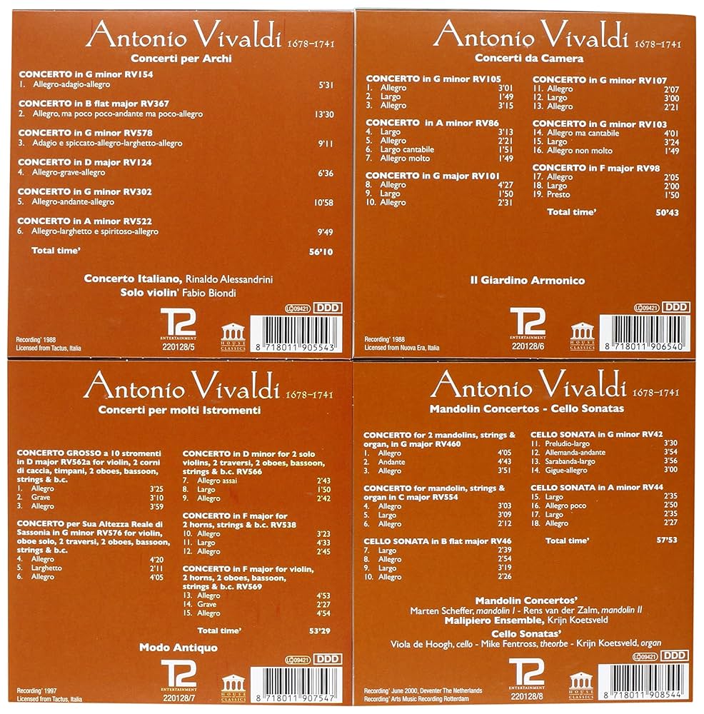 Vivaldi, a. - Vivaldi: Masterworks - Amazon.com Music