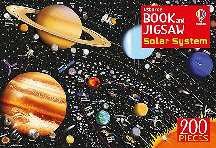 Solar system book and jigsaw