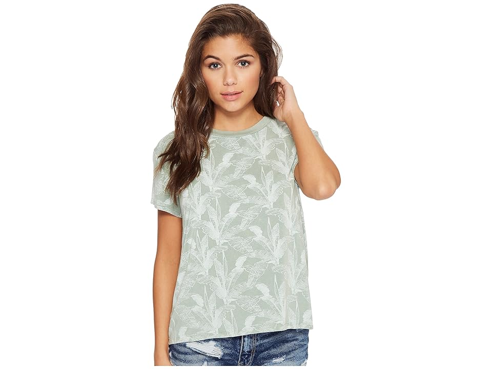 

RVCA Suspension Short Sleeve Top (Granite Green) Women's Clothing