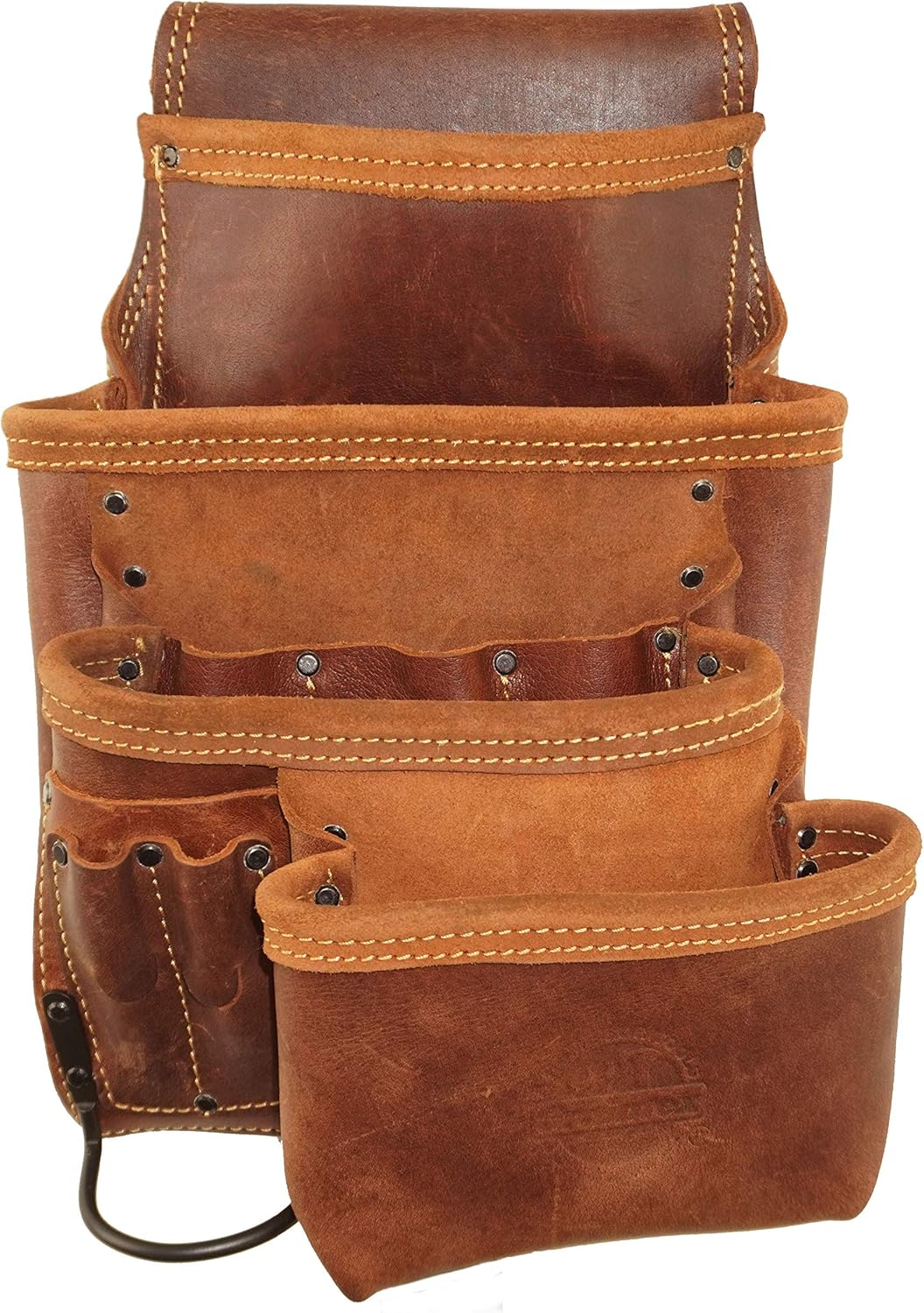 Buy 2 get 3 Graintex AS2530 Ambassador Series 10 Pocket Right-Handed Framers Tool Pouch Top Grain Leather for Framers, Constructors, Electricians, Plumbers, Handyman