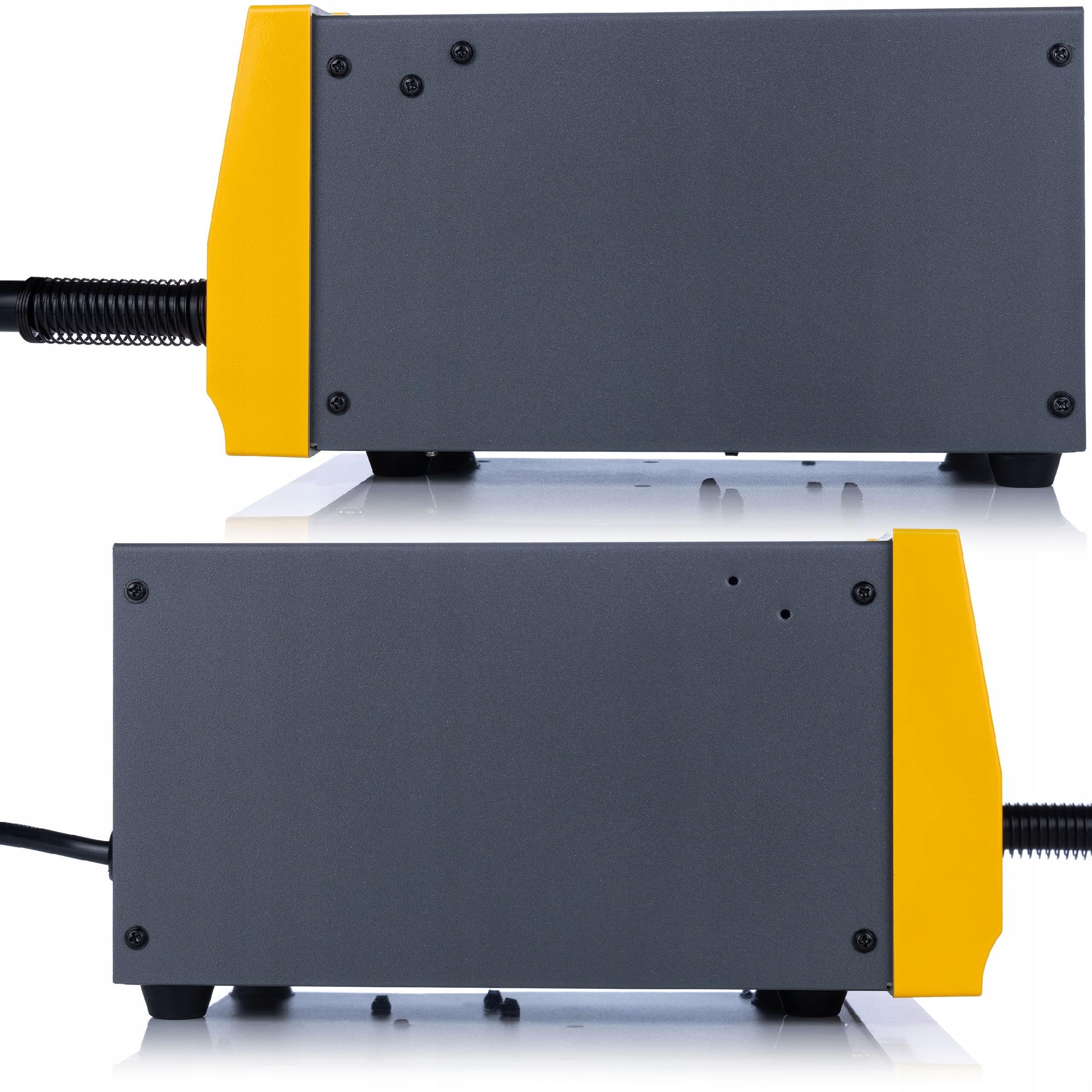 Rosfix AirFlow X 1300 W stacja lutownicza + zasilacz laboratoryjny 32 V 5 A + mata silikonowa 45 × 30 cm – ekran dotykowy, 3 kanały, ochrona ESD | do SMD, BGA, QFP | Zestaw naprawczy elektroniki