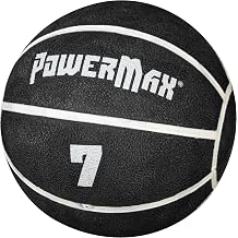 Gill Athletics PowerMax Weighted Rubber Medicine Ball - Weighted Exercise Ball, Medicine Balls for Exercise, Wall Ball or Slam Ball for Strength Training, Indoor/Outdoor Workout Ball