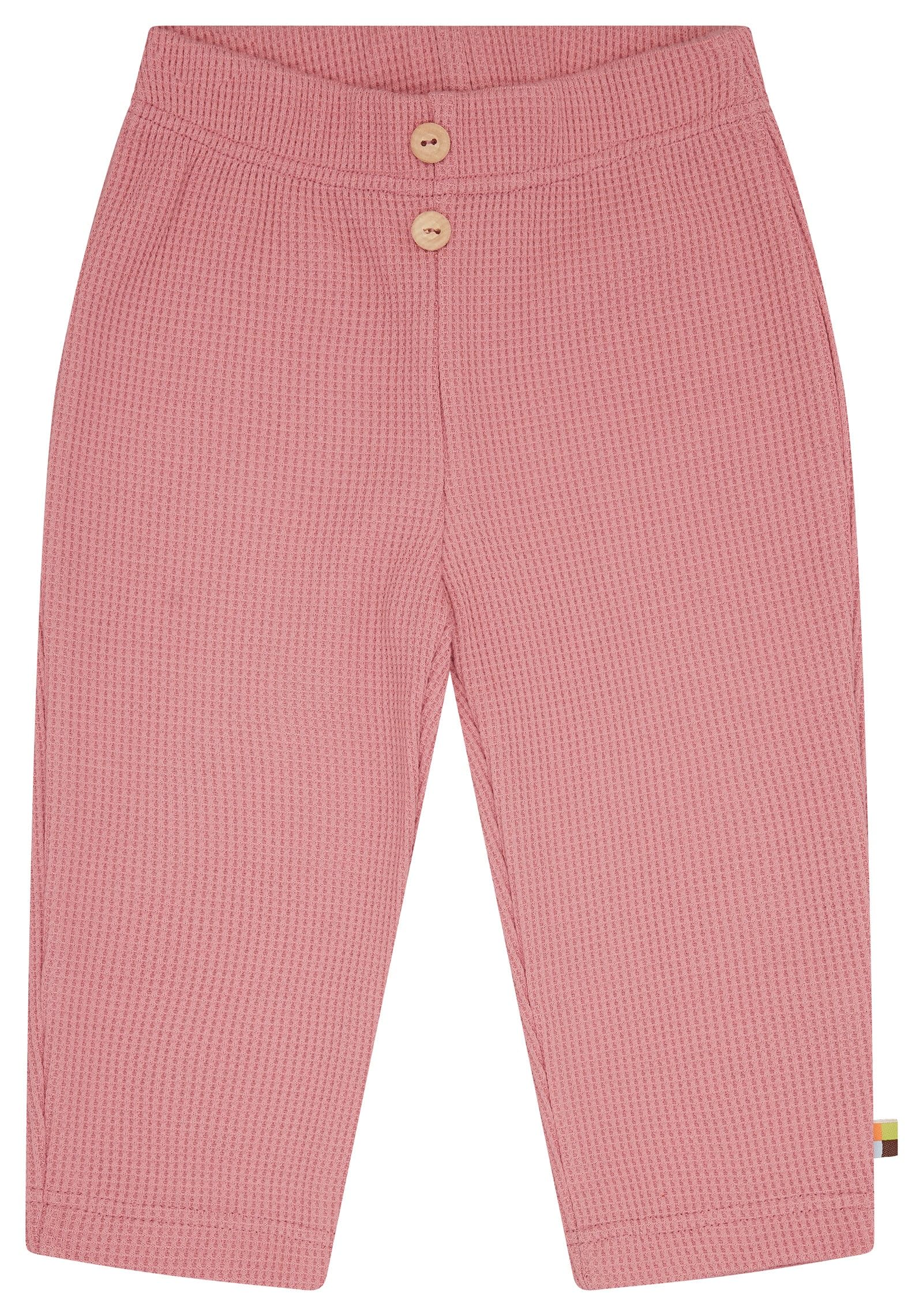 Pantalón para niñas loud + proud con textura de gofre de algodón 4