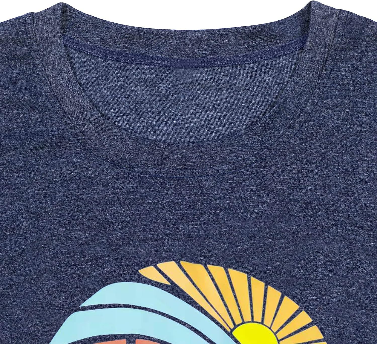 Here Come The Sun Shirt Women Summer Sunshine Print Beach Tops Vintage Vacation Short Sleeve T Shirt