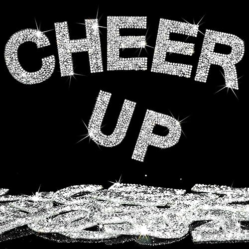 Locacrystal 68 calcomanías de letras de diamantes de imitación con purpurina brillante del alfabeto A-Z letras autoadhesivas de diamantes de