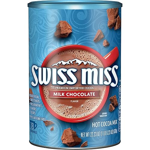 Vista 80 de Swiss Miss - Chocolate caliente de leche, cápsulas Keurig para chocolate caliente de una sola porción, 72 unidades.