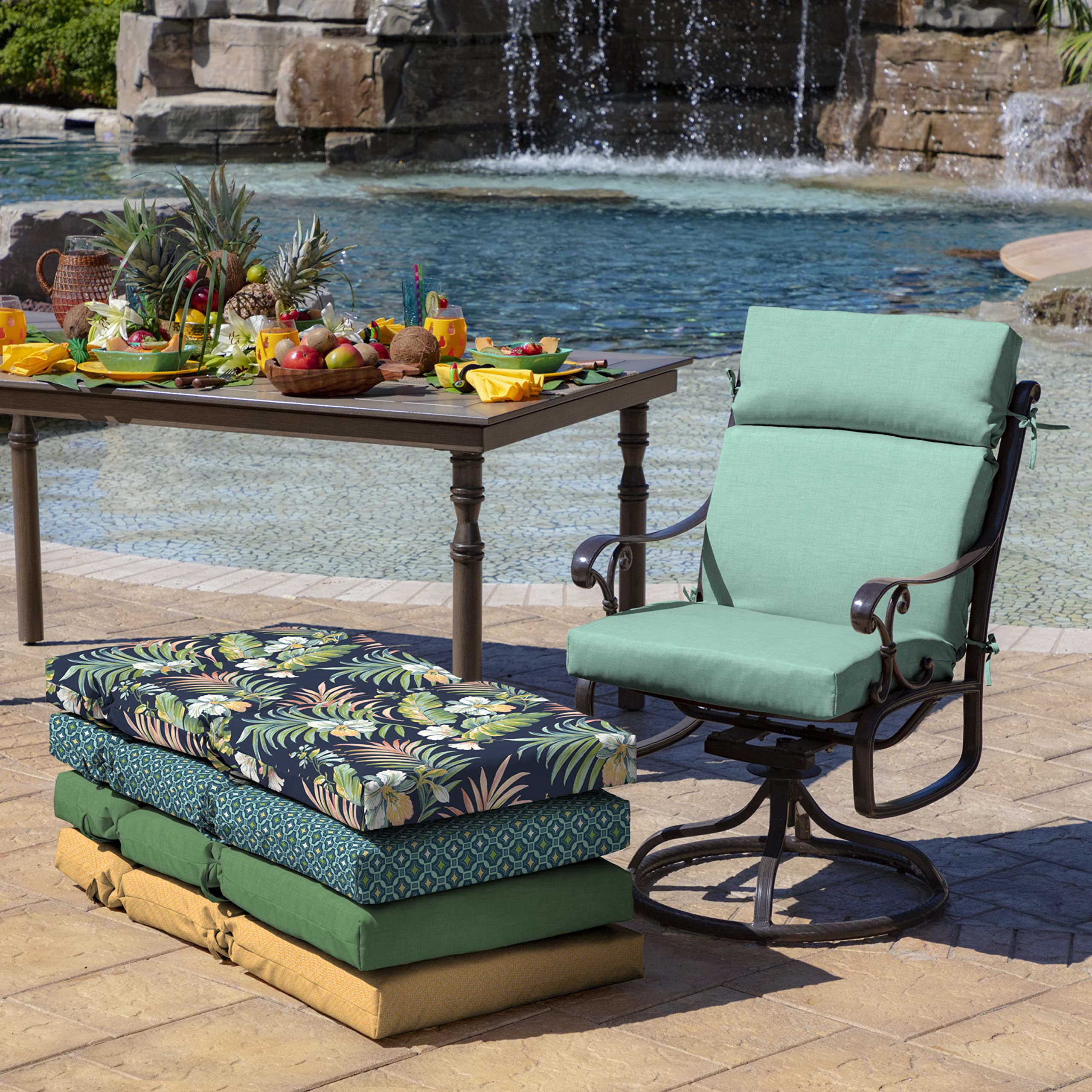 Amazon.com : Arden Outdoor Chair Cushion, 21 x 20, Rain-Proof