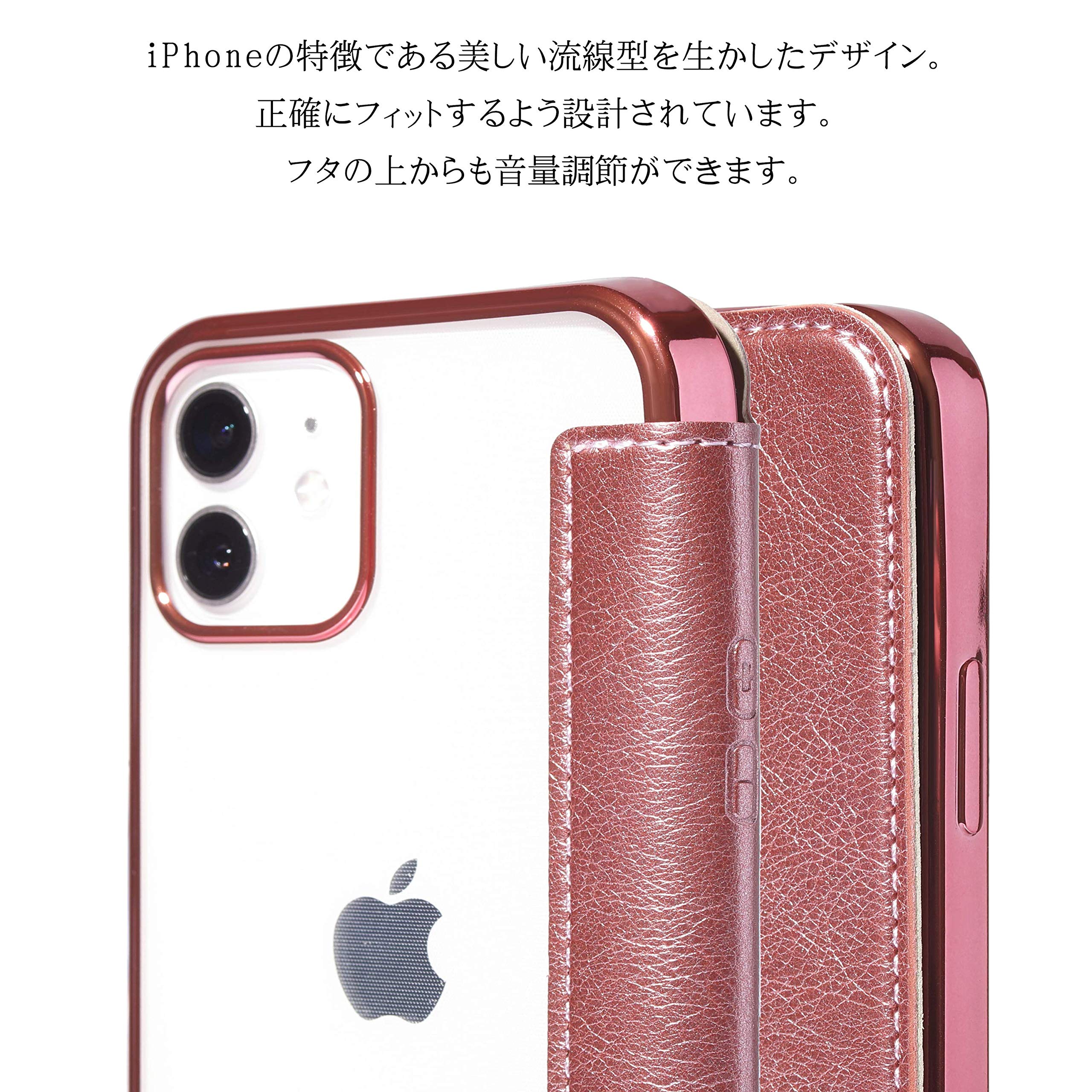 Amazon.co.jp: Carrier-City iPhone 11 pro ケース 手帳型 クリア 