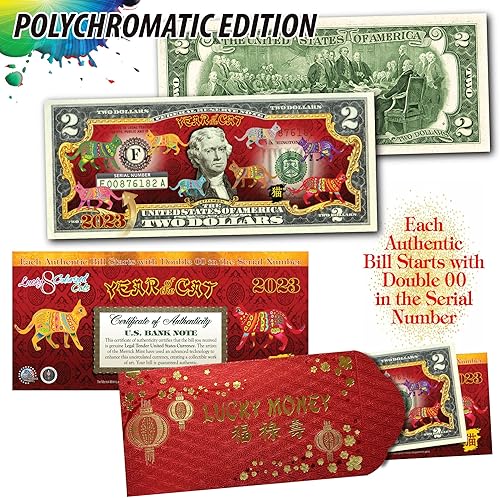 Miniatura 2 de 2023 Vietnamita Vietnam Año Nuevo Lunar del CAT Policromático 8 Gatos Colorizados Sin Circular Edición Especial Coleccionable Rojo Sobre Lunar