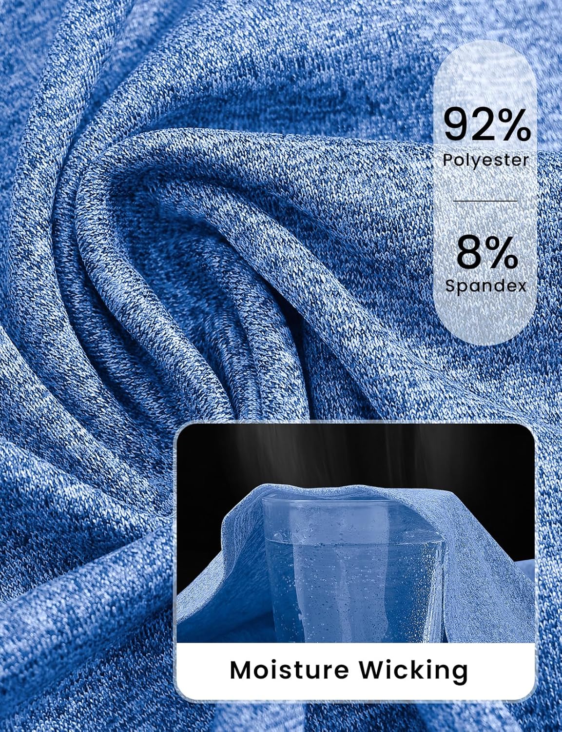 Rdruko Women's Golf Shirts Short Sleeve Dry Fit V Neck Polo Shirts UV Protection Collared Tennis Work Shirt - Image 5