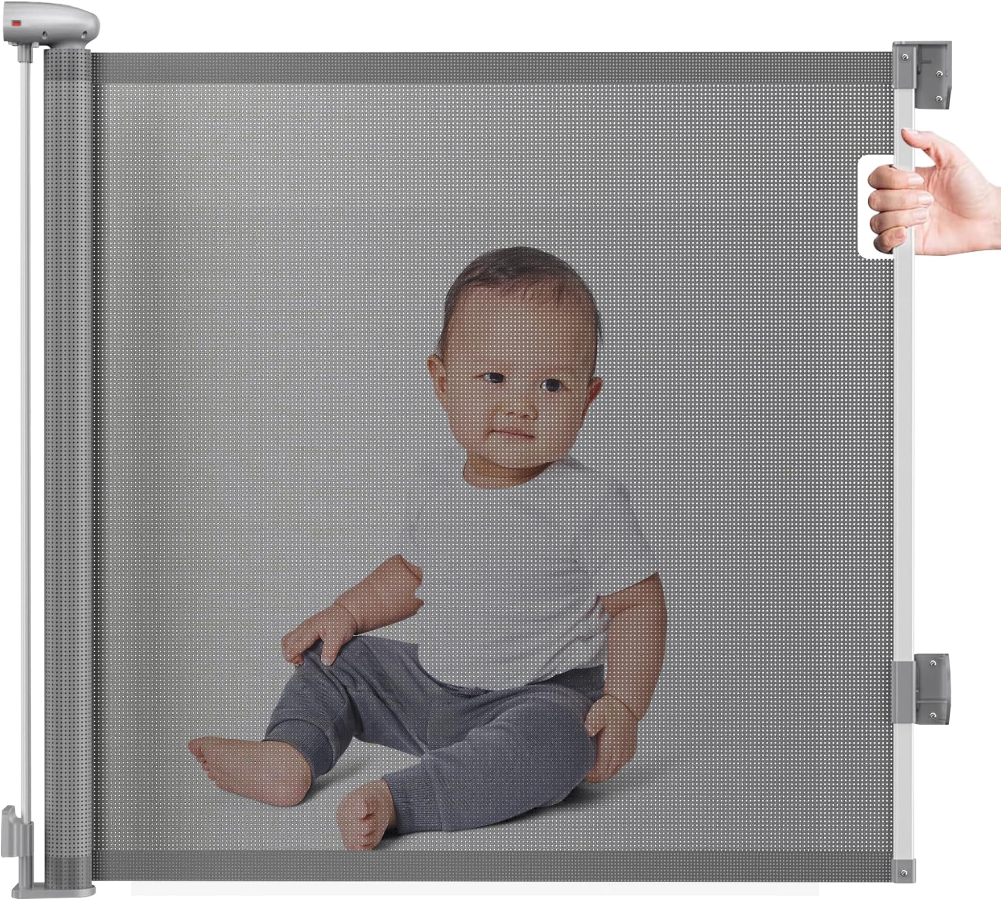 Gate Extension Kit Baby Gate Extension Retractable Kit - 140cm Wide X 83cm High With ...