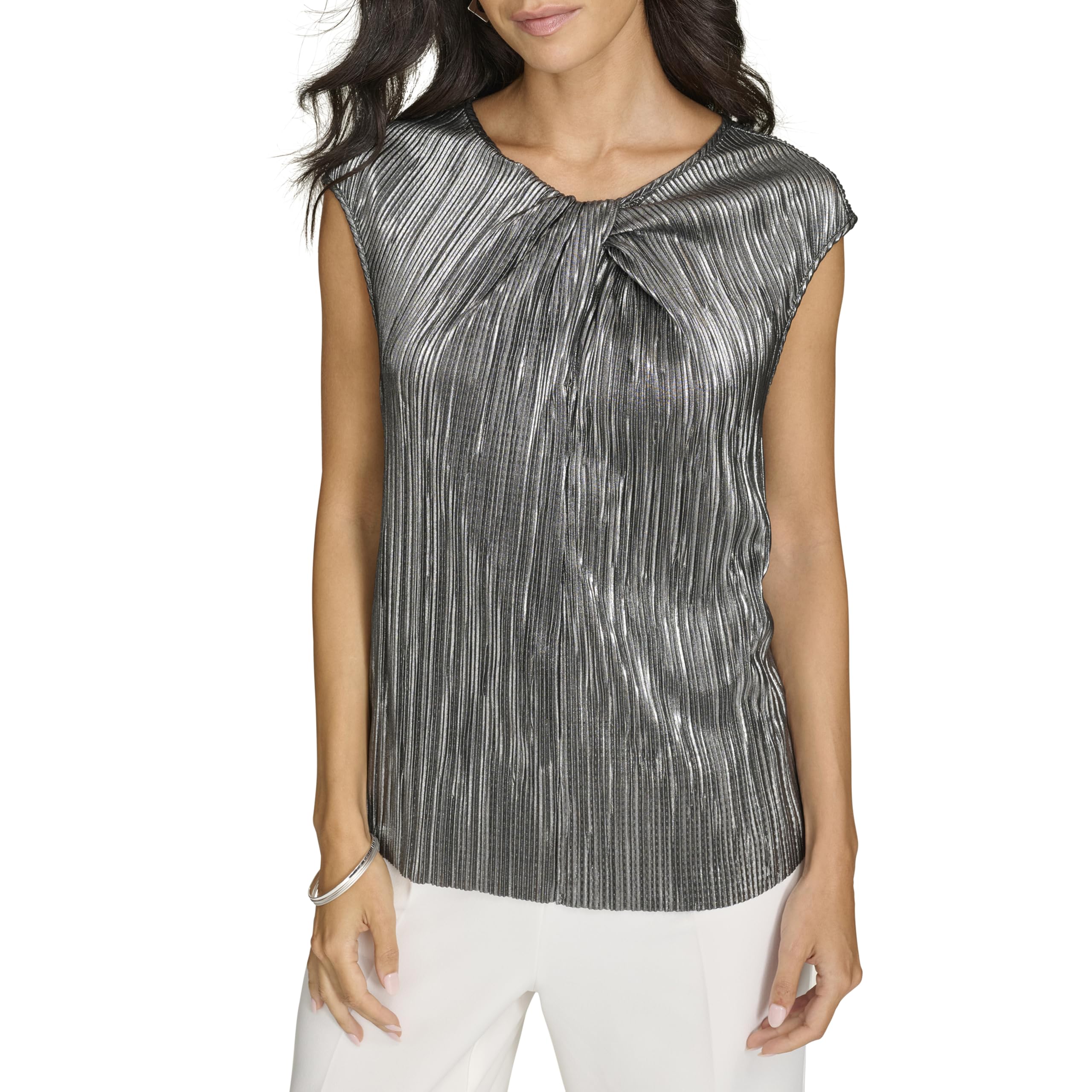 Calvin Klein Damen Short Sleeve Blouse Sweatshirt (1er Pack)