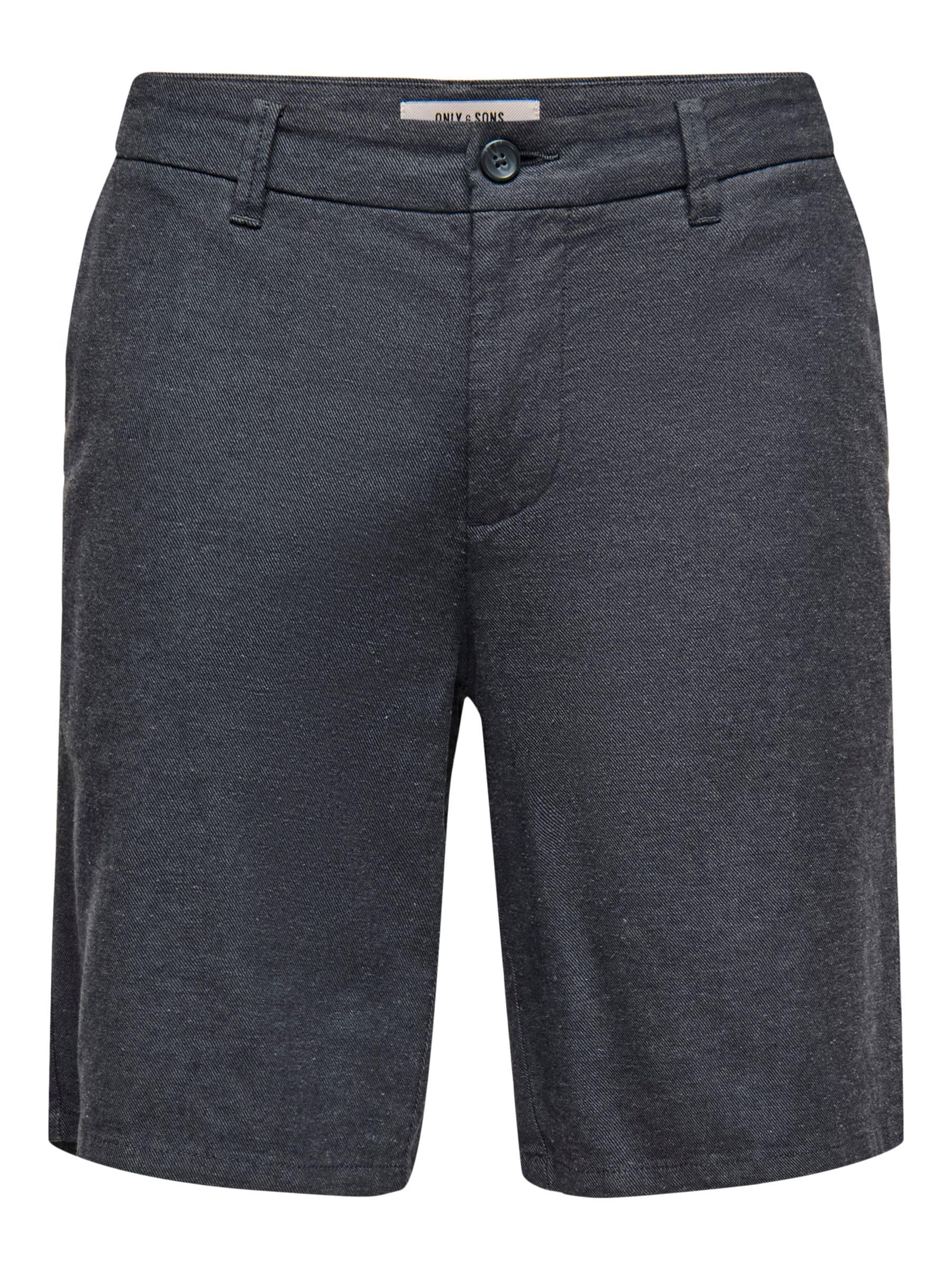 Only & Sons Onsmark 0011 Cotton Linen Shorts Noos - Shorty Mężczyźni