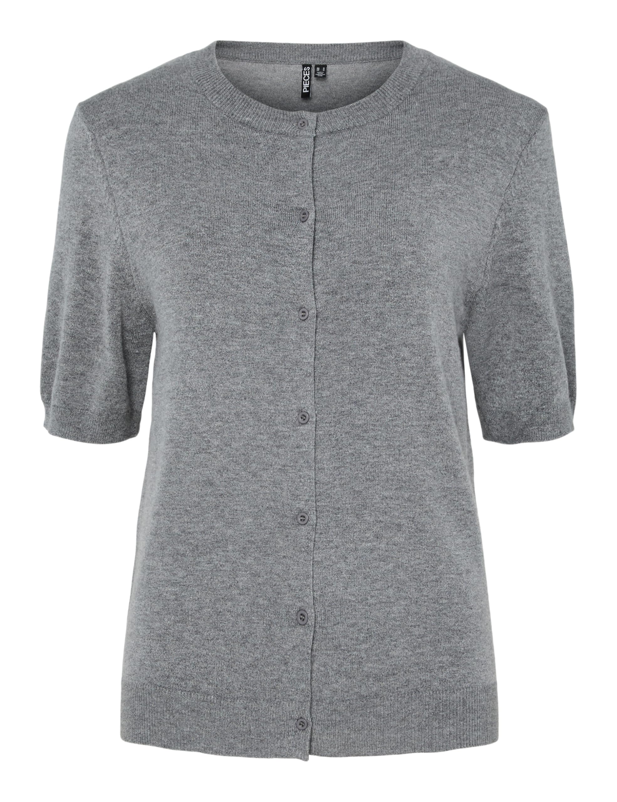 PIECES Damen Pcnora Ss O-Neck Knit Cardigan Noos Bc