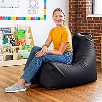 Vista 7 de Jaxx Juniper Jr - Puf infantil para aula, vinilo de alta calidad, turquesa