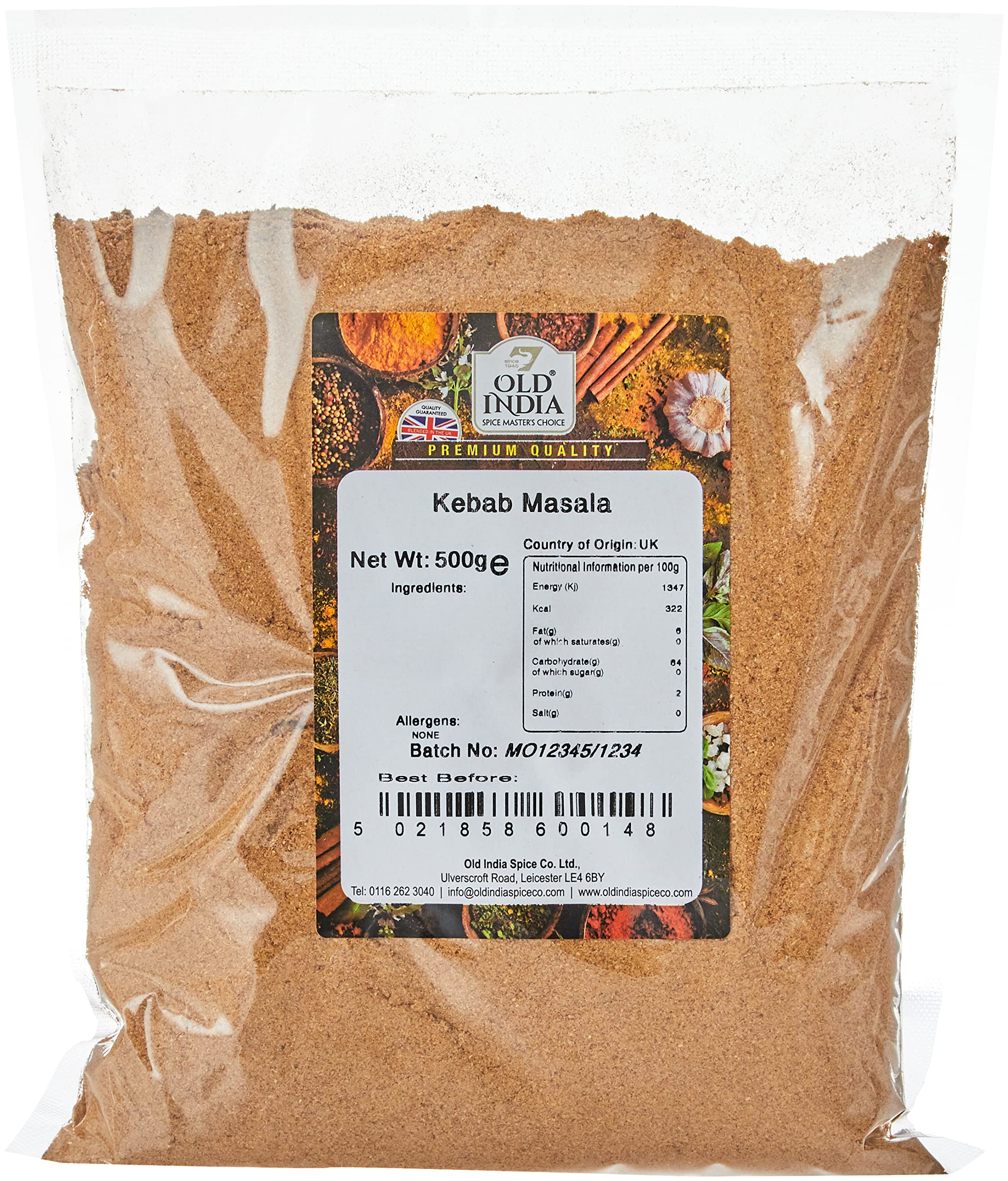 Old India Kebab Masala 500g