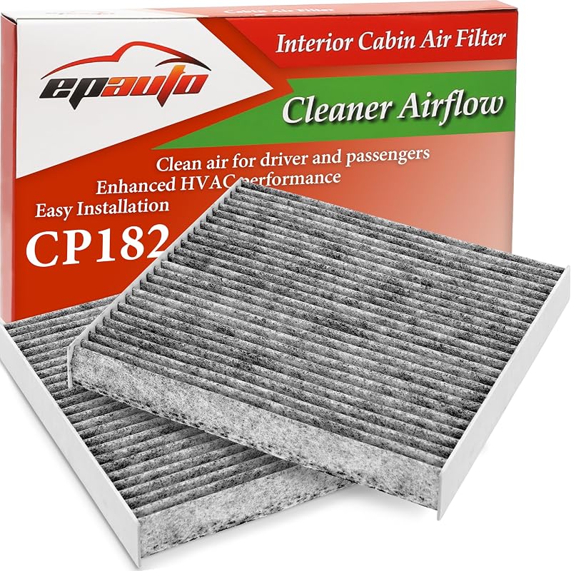 Filtro de cabine EPAuto CP182 (CF11182) para Honda e Acura – Pacote com 2
