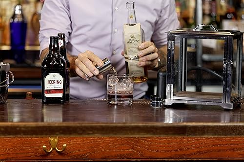 Vista 3 de crafthouse by Fortessa Professional metal Barware/bar herramientas by Charles Joly, acero inoxidable y vidrio Smoking Box