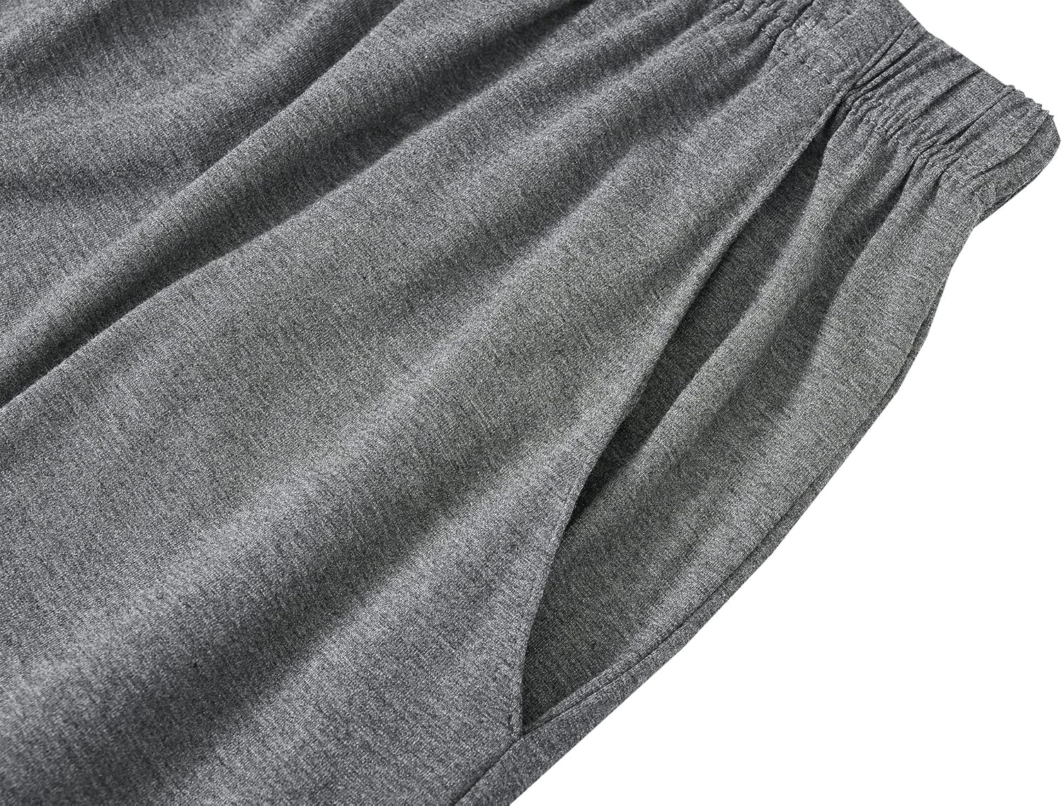 MoFiz Mens Pajama Set Pjs Sleepwear Nightwear Lightweight Quick Dry Soft Short Sleeve V-Neck Summer Pjs Sleep Set With Pocket - Image 7