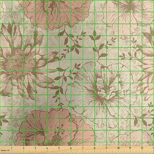 Vista 840 de Lunarable The Yard, tela azul real de The Yard, patrón de cerámica inspirado en el Medio Oriente estilo marroquí, estampado oriental, tela de satén