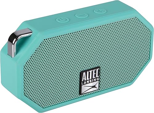 Miniatura 7 de Altec Lansing Mini H2O - Inalámbrico, Bluetooth, altavoz impermeable, flotante, IP67, altavoz portátil, graves fuertes, sistema estéreo rico,