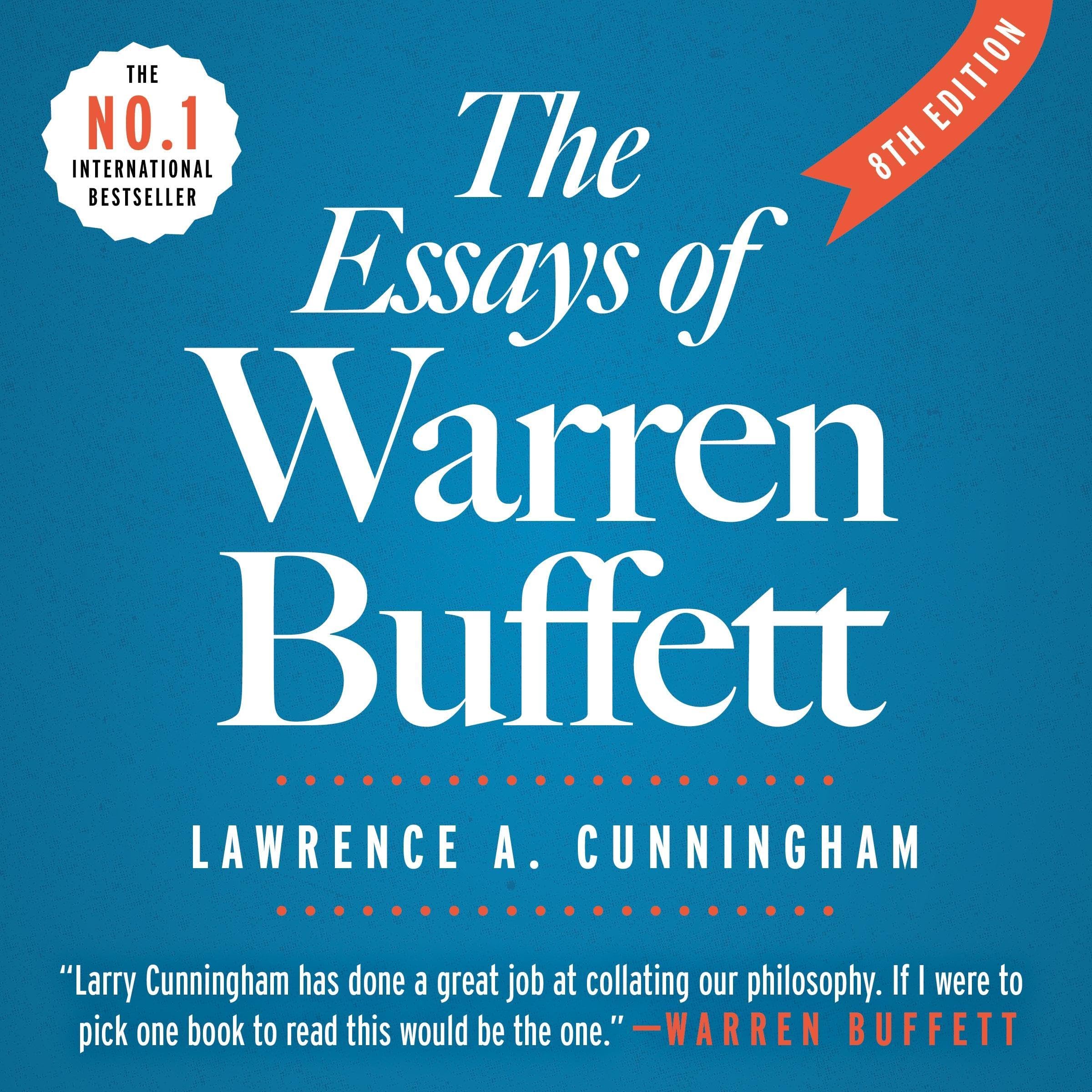 Cover art for The Essays of Warren Buffett - 8th ed