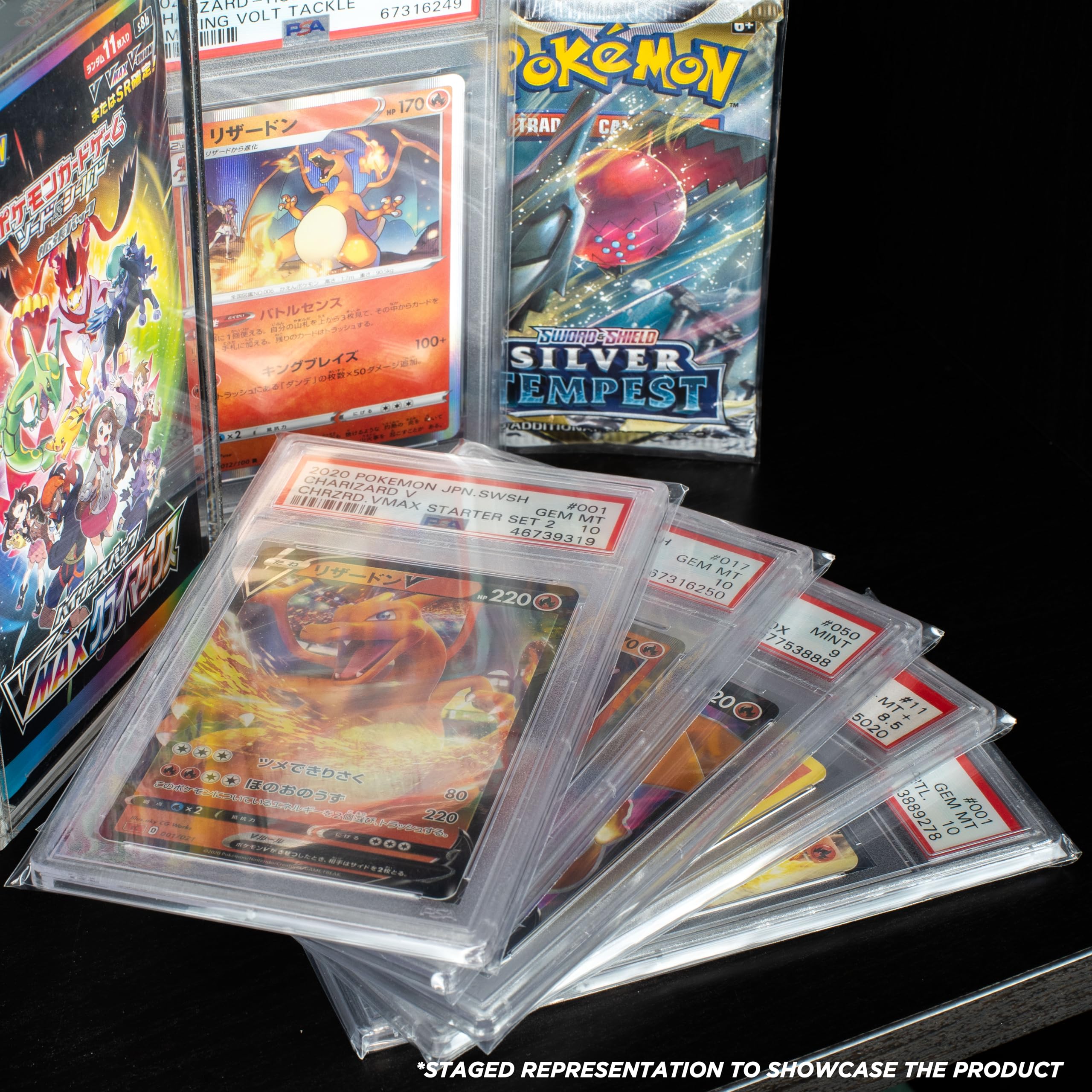 Card Sleeves do PSA Slab, etui na karty gradełkowane, pokrowce PSA 87x139mm, piesCGC, piesPCA, etui ochronne Slab, Pack 50