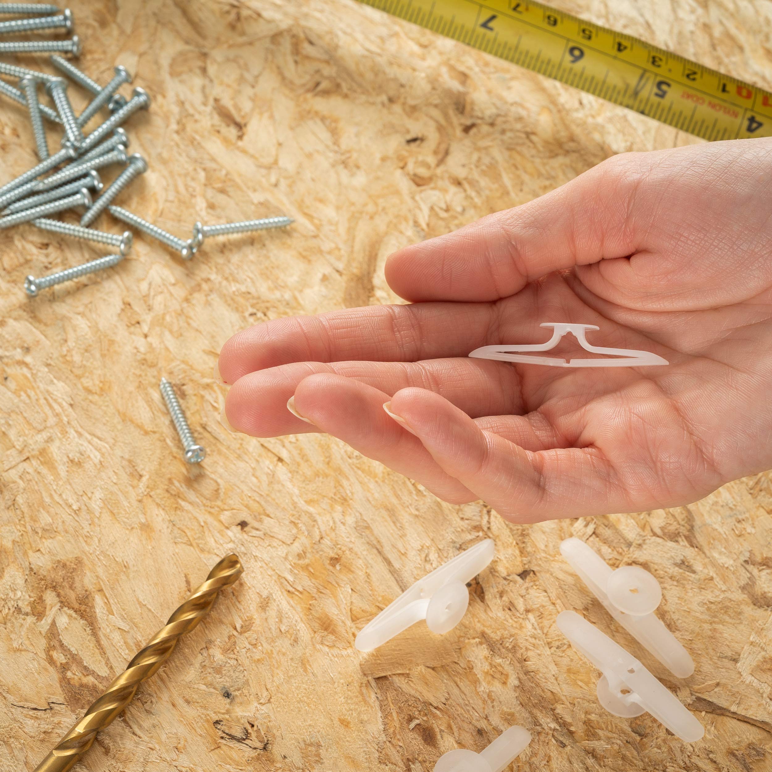 Qualihome Drywall and HollowWall Anchor Assortment Kit, Anchors