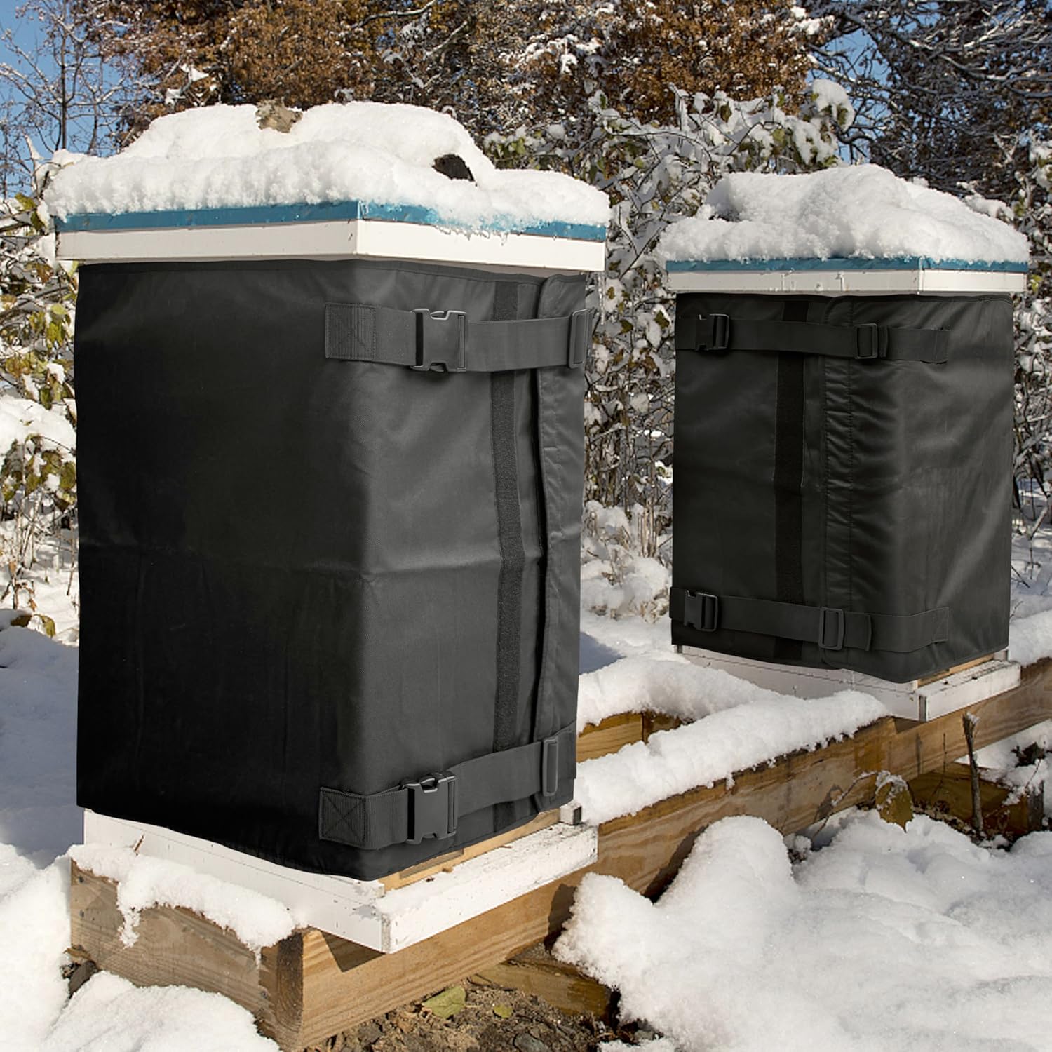 Biniveil Housse Isolante D'hiver Pour Ruche D'abeilles, Imperméable Et Chaude | Fournitures D'apiculture Coupe-vent Réutilisable Pour Propriétaires De