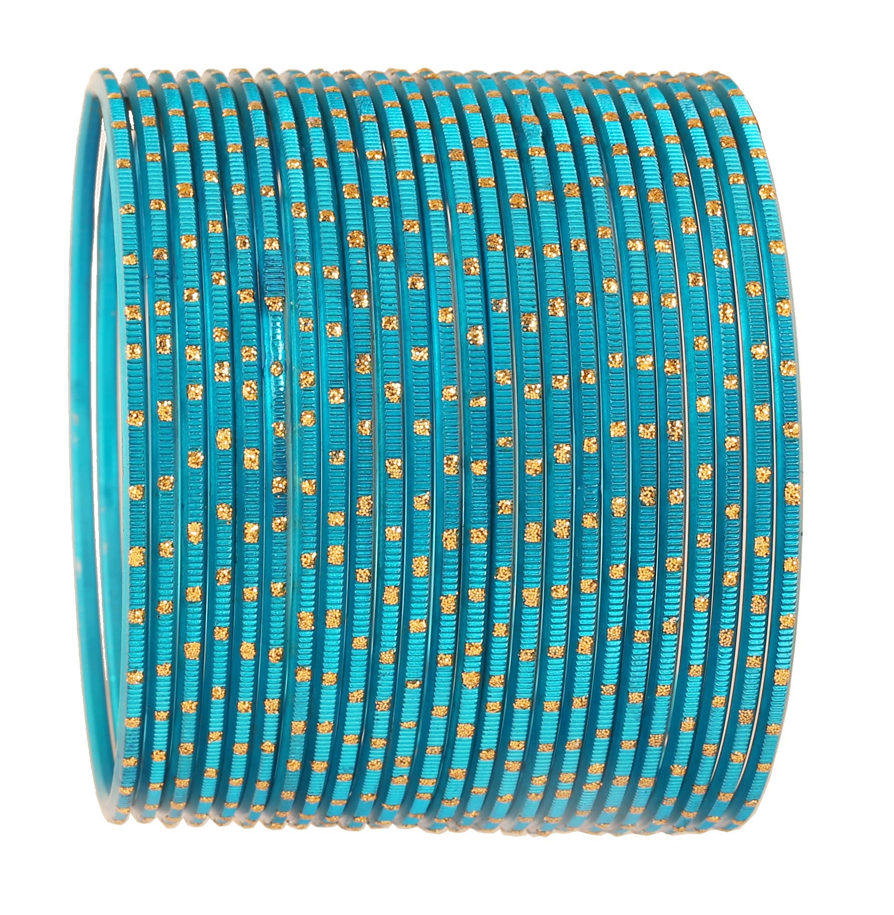 Touchstone Indian Bollywood Pretty Fashion Golden Dots Gorgeous Vintage Textured Color Attractive Designer Jewelry Bangle Bracelets for Women.