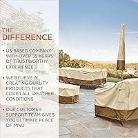 Vista 2 de Classic Accessories Veranda - Funda para tumbona/cubierta de 65 pulgadas, resistente al agua, para patio, tumbona para exteriores