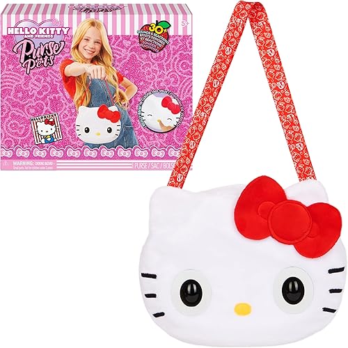 Purse Pets Sanrio Hello Kitty and Friends Hello Kitty juguete interactivo para mascotas y bolso con más de 30 sonidos y reacciones juguetes para