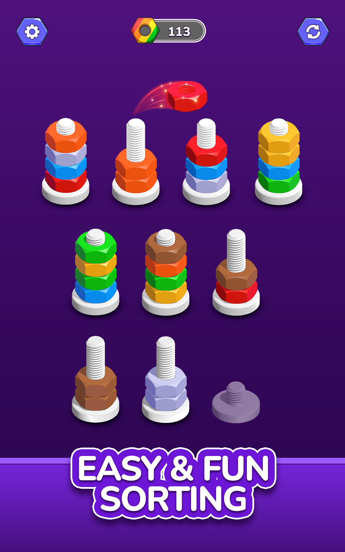 Nut Sort Color Puzzle Sorting Game - App on Amazon Appstore