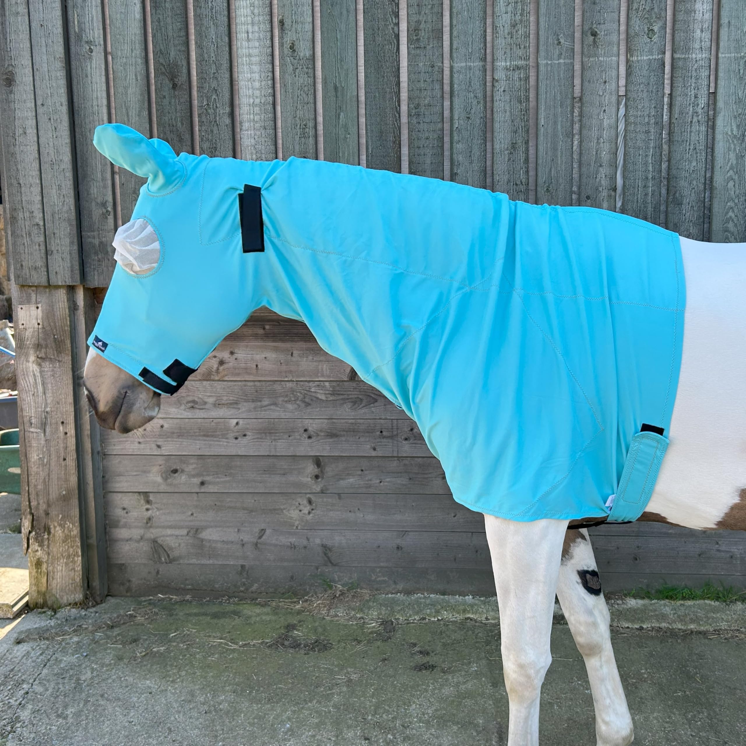 Sweet Itch Hood for Horse and Pony | Turn Out Hood | Reliable Protection | Premium Quality by Snuggy Hoods | Zip Version | 3 Colours, 8 Sizes