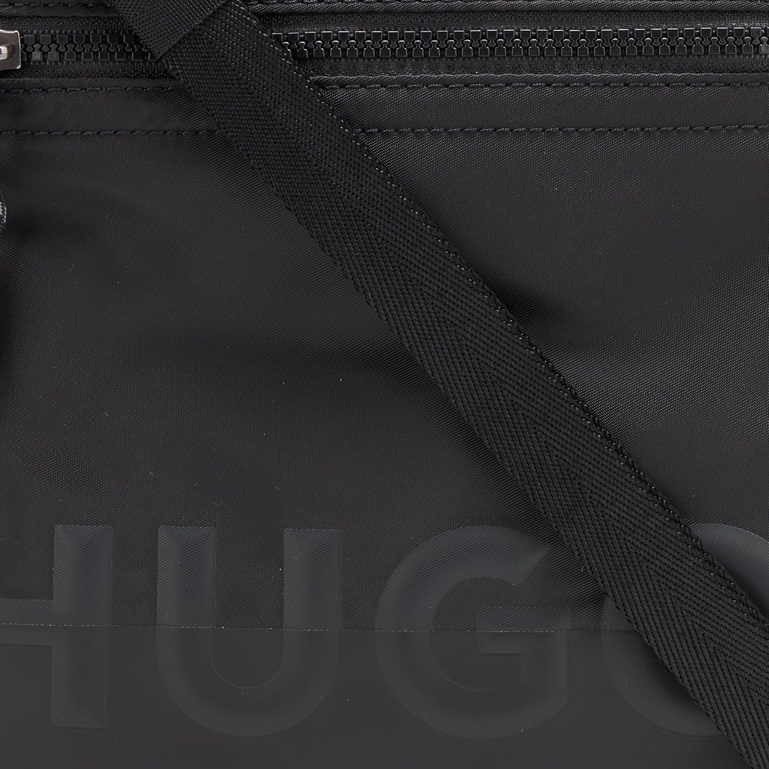 HUGO, Shade Logo Mini Crossbody Bag, black gloss, PCE.