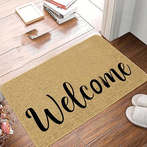 Miniatura 1 de Tapete de puerta de Feliz Navidad, decoración de Año Nuevo, tapete de piso delantero de Navidad, tapete antideslizante de bienvenida de invierno,