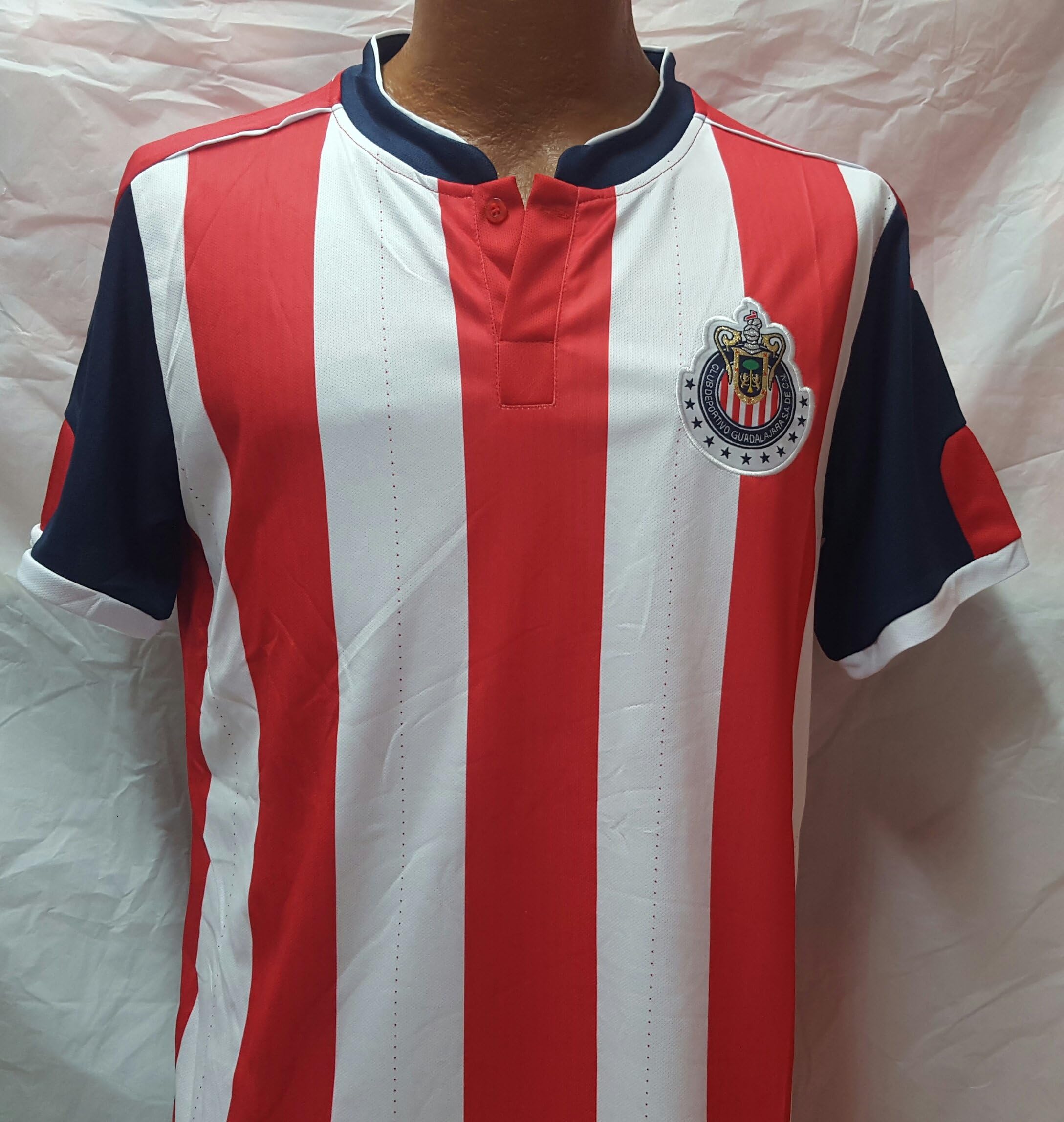 New! Liga MX Club Deportiva Guadalajara Home Jersey 2016-2017 S