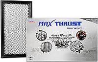 Vista 13 de Spearhead MPG Defense Filtro de Aire del Motor Max Thrust para Vehículos de Cualquier Kilometraje, Se Ajusta Como OEM, Restaura MPG y Aceleración